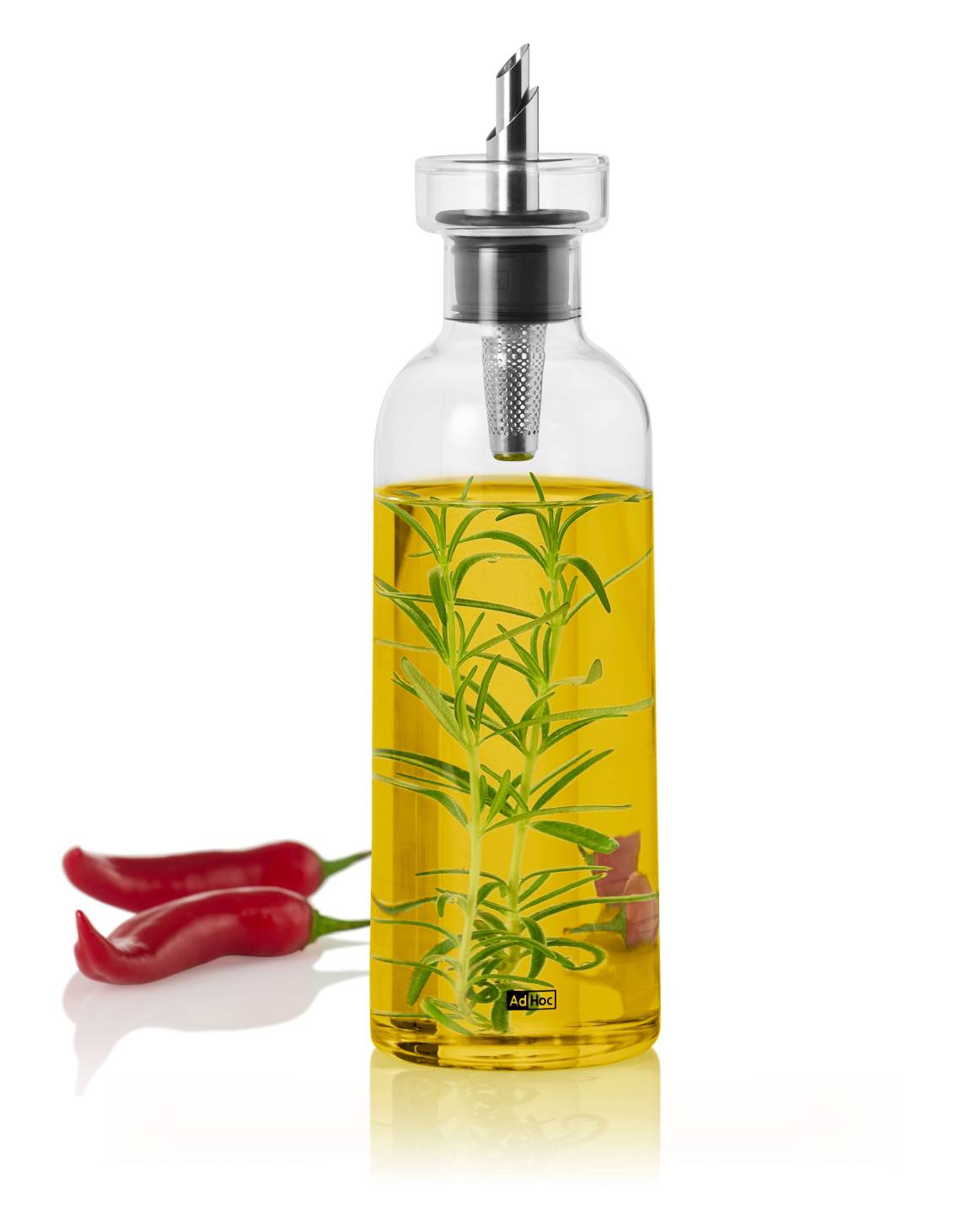 AdHoc - Aus Borosilikatglas: Öl- und Essigspender AROMAPOUR, 500 ml