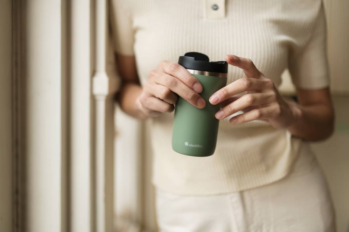 Aladdin - BARISTA Thermobecher Mint - Café - handlich