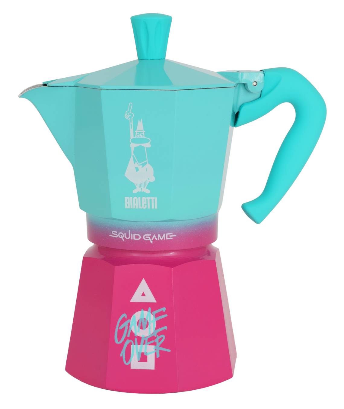 Bialetti - Moka Express Bialetti x Squid Game, Aluminium Espressokocher, 270 ml