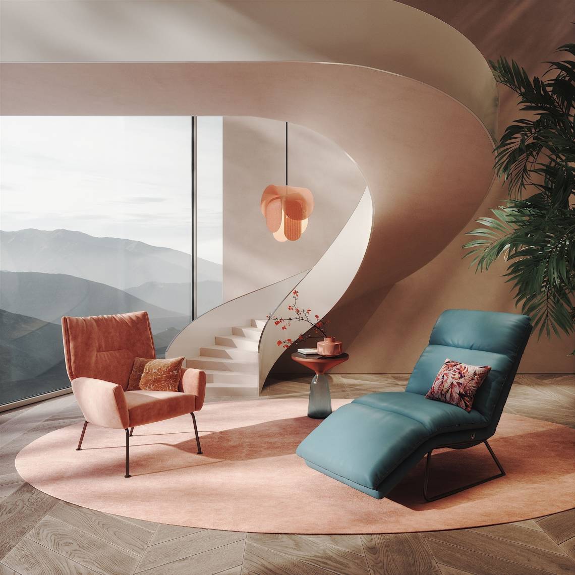 Comfort Republic Relaxliege Ferdinand & Sessel Maximilian