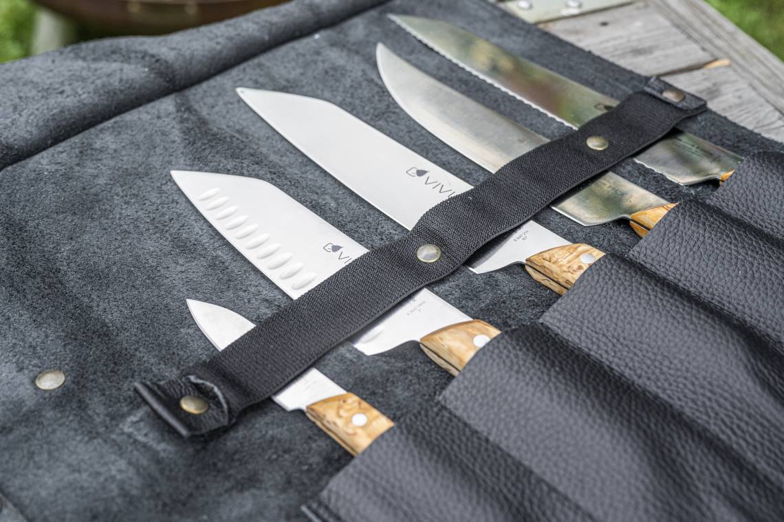 Friedr. Dick VIVUM Messer-Serie in Echtleder-Rolltasche