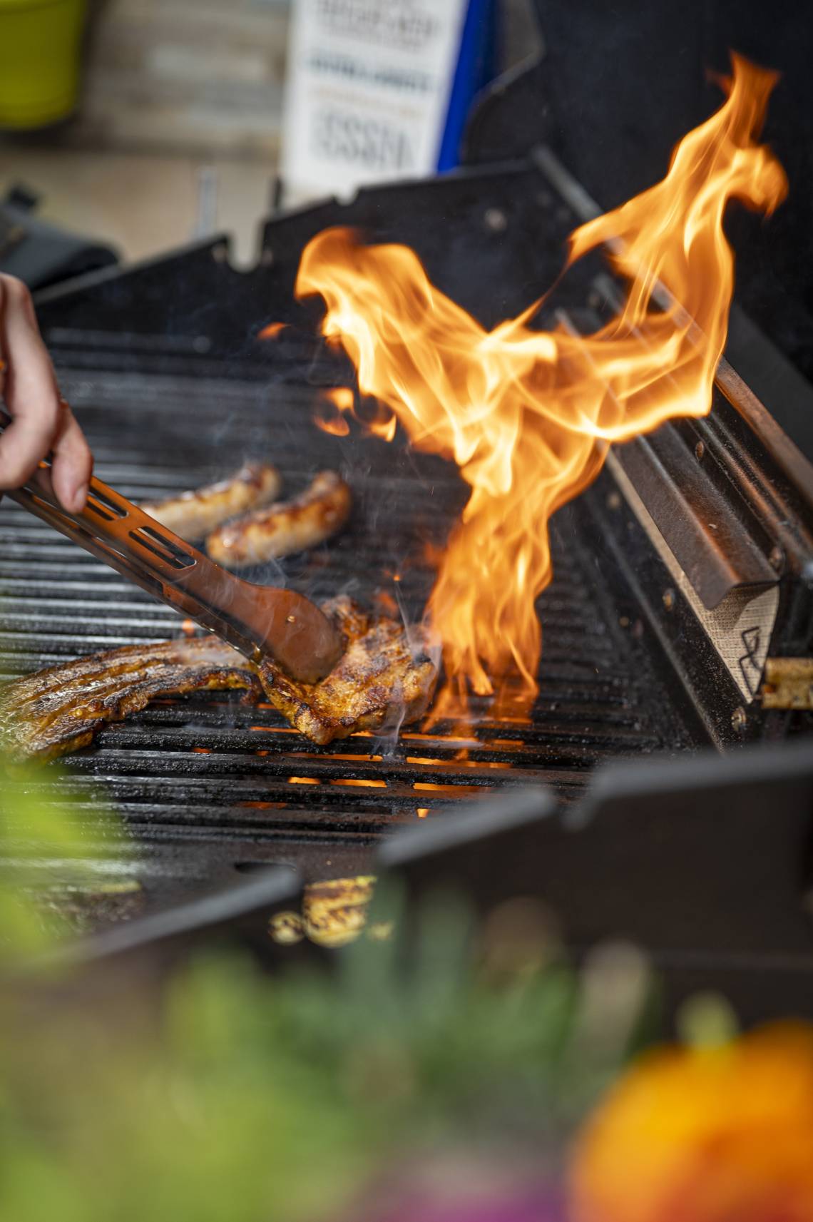F.DICK - Für genug Abstand von Feuer und Flamme: Grillzange, 40 cm