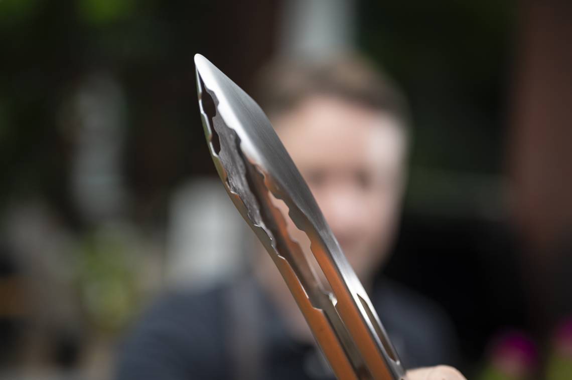 F.DICK - Für mehr Präzision: Grillzange, 40 cm läuft spitzig zu