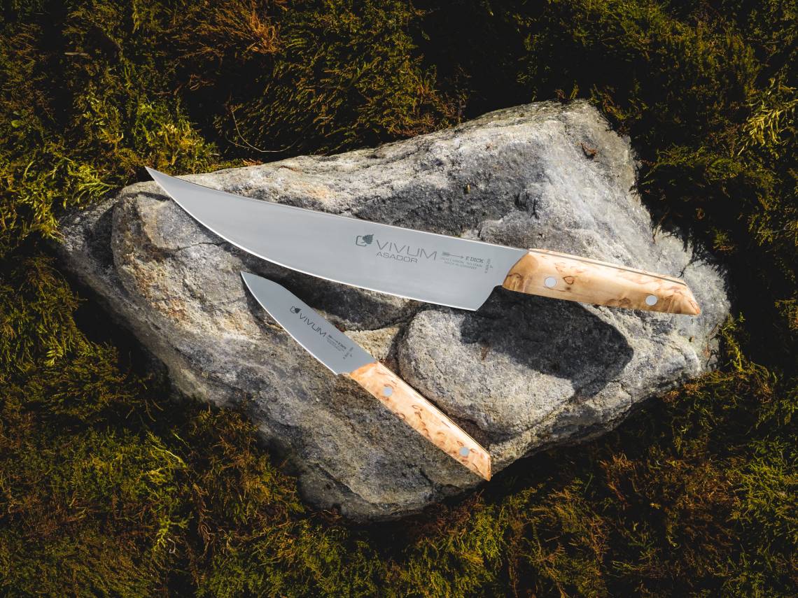 F.DICK - Die Kraft der Natur gebündelt in Vivum BBQ Messer ASADOR & Office Messer