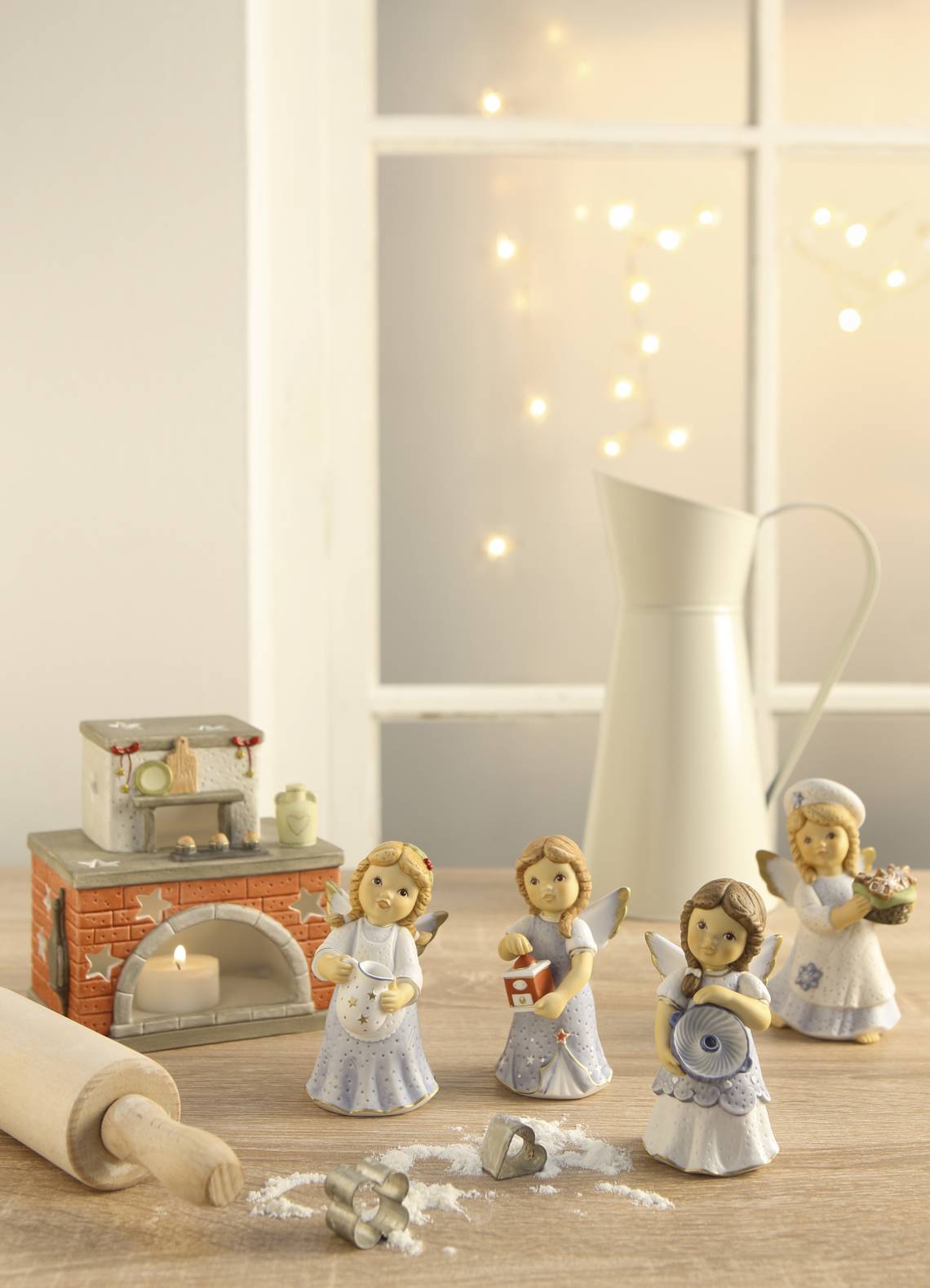 Goebel - Weihnachtliche Backstube: Nina u. Marco Weihnachtsbäckerei Figuren