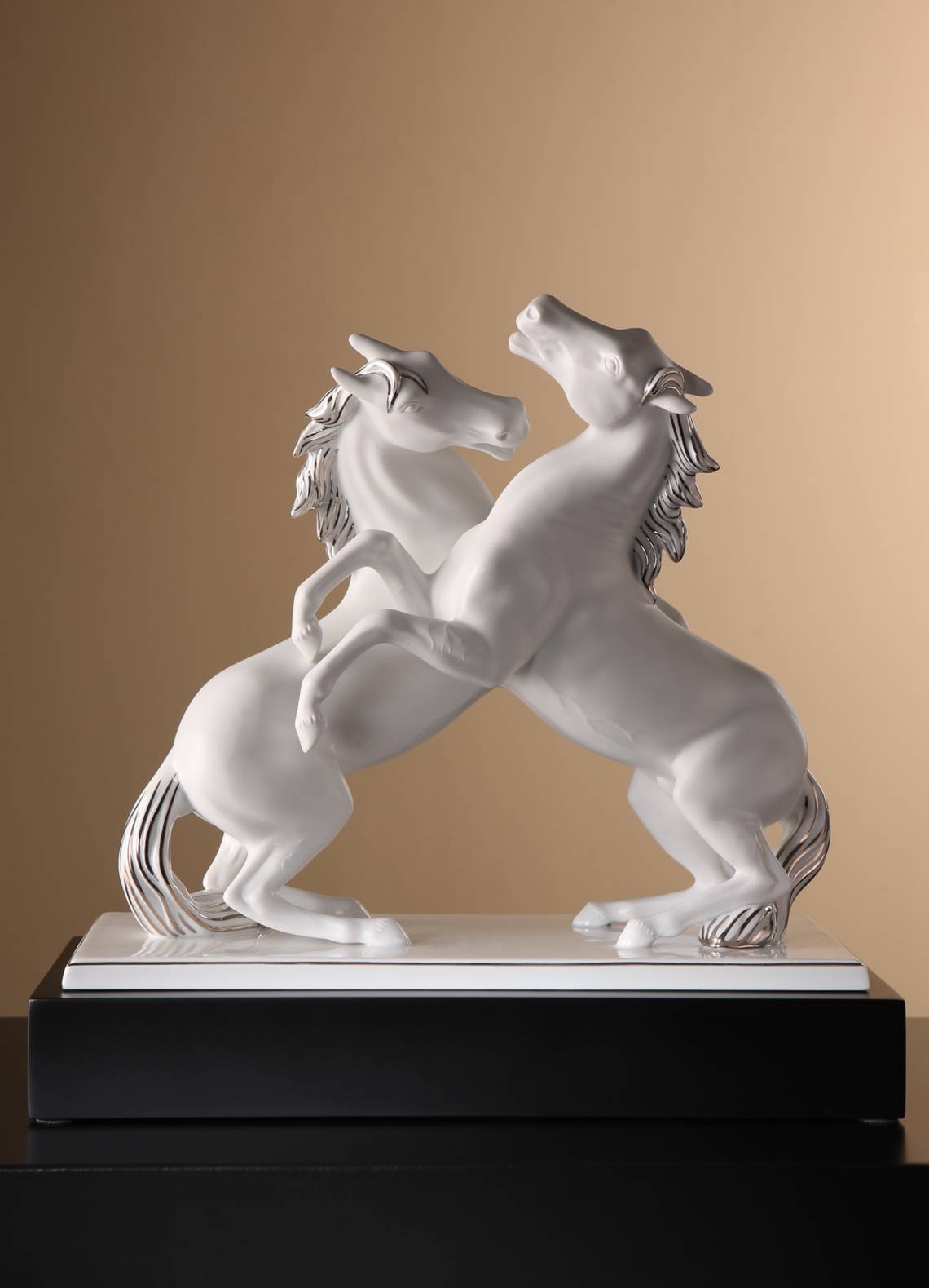 Goebel Porzellan - Studio 8 - Pferde Artiste et Alegria, Platin