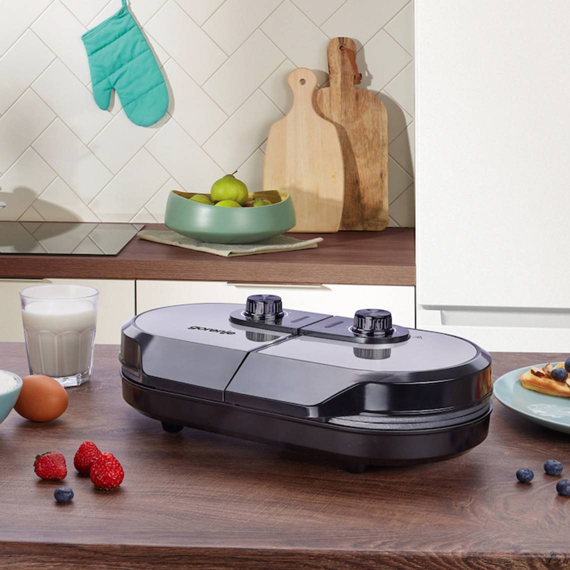 Gorenje - Waffelglück hoch 2 mit Doppelwaffeleisen WM1400SB