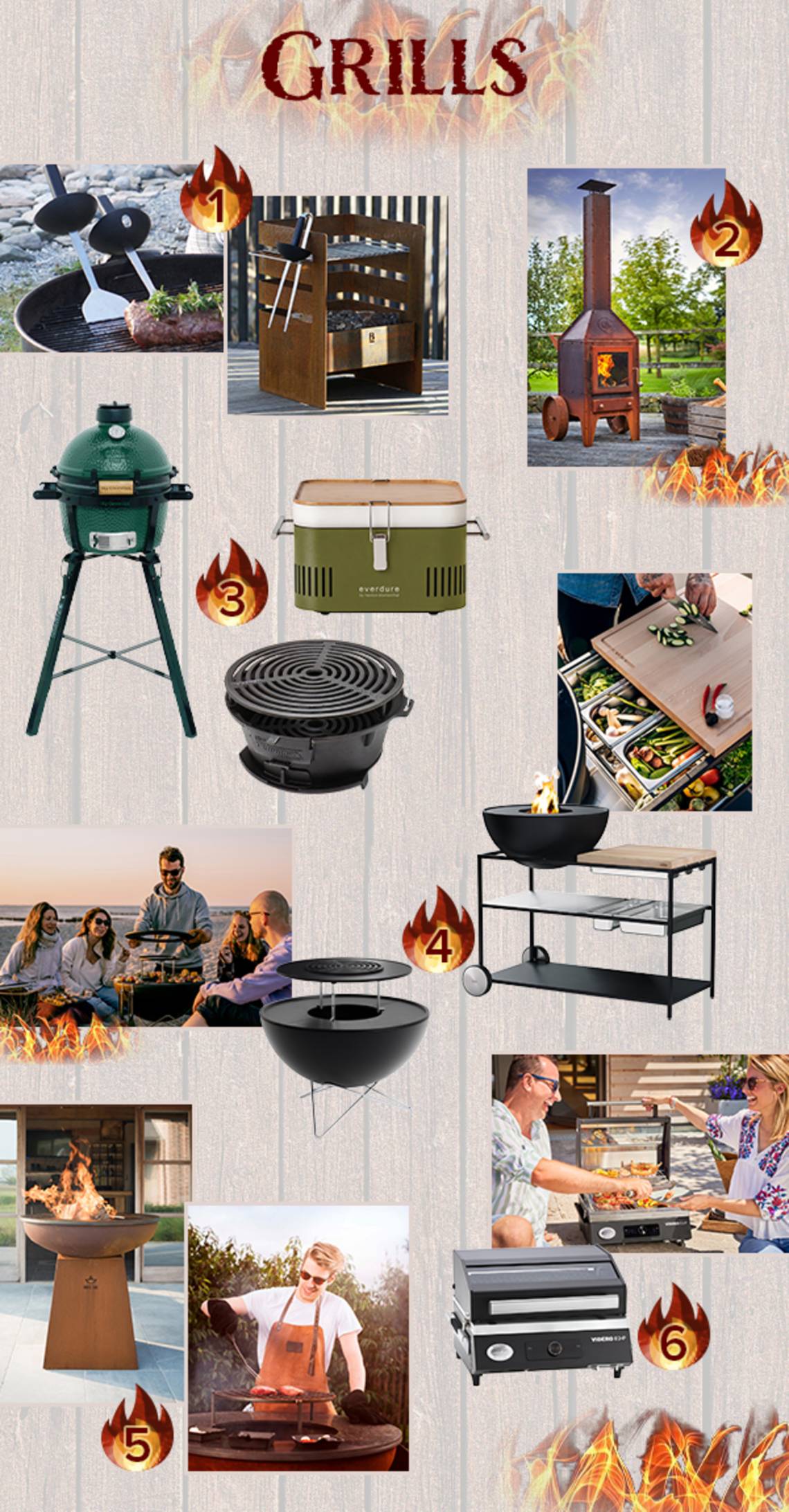 Produktauswahl Freude am Grillen 2024 Grills