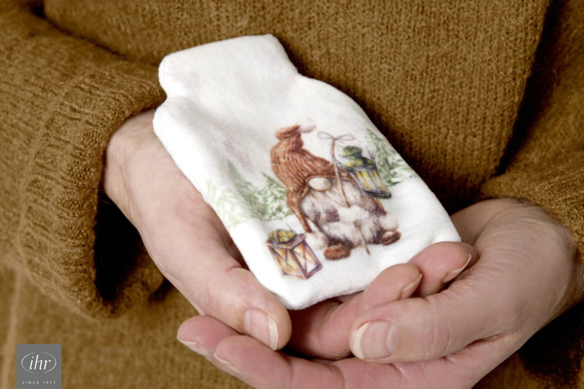 Kleine süße Taschenwärmer Fiete von IHR wärmen die Hände