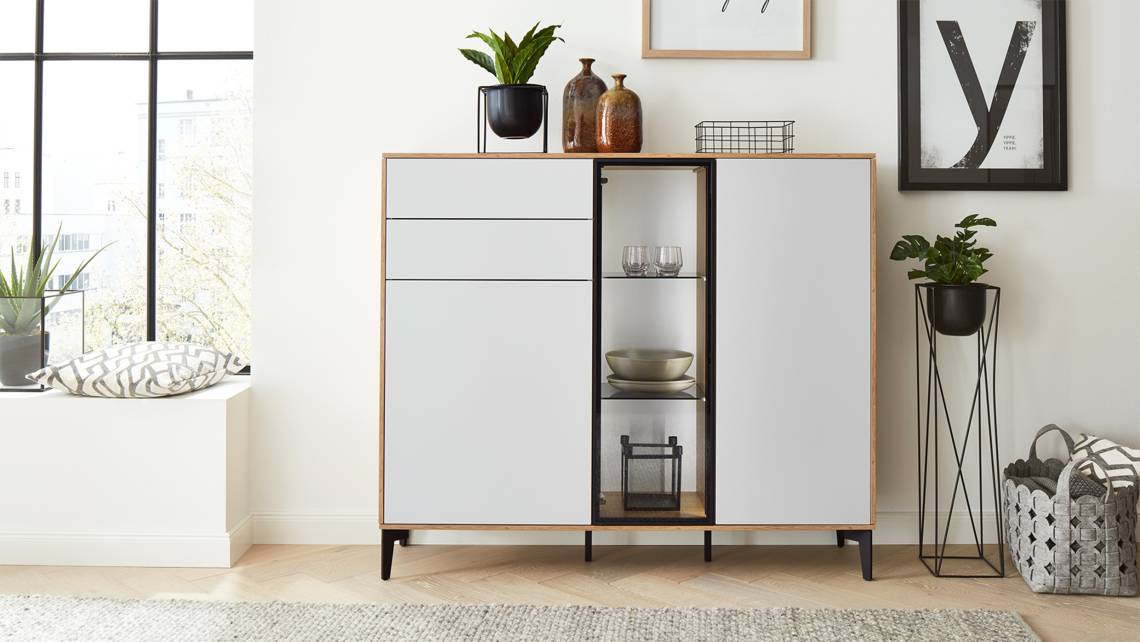 Interliving - Wohnzimmer Serie 2107 - Sideboard