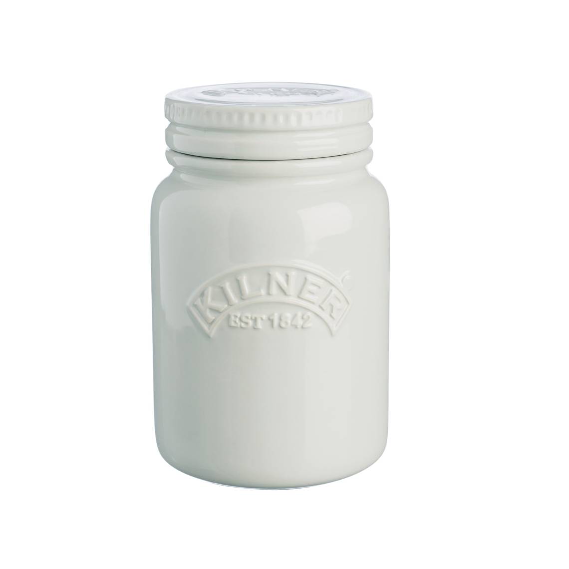 Kilner - Keramik-Vorratsglas Weiß, 600 ml