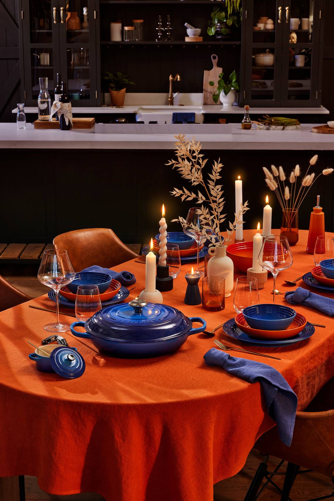 Le Creuset - Kühles Blau am Abend - Colour your Day Geschirr