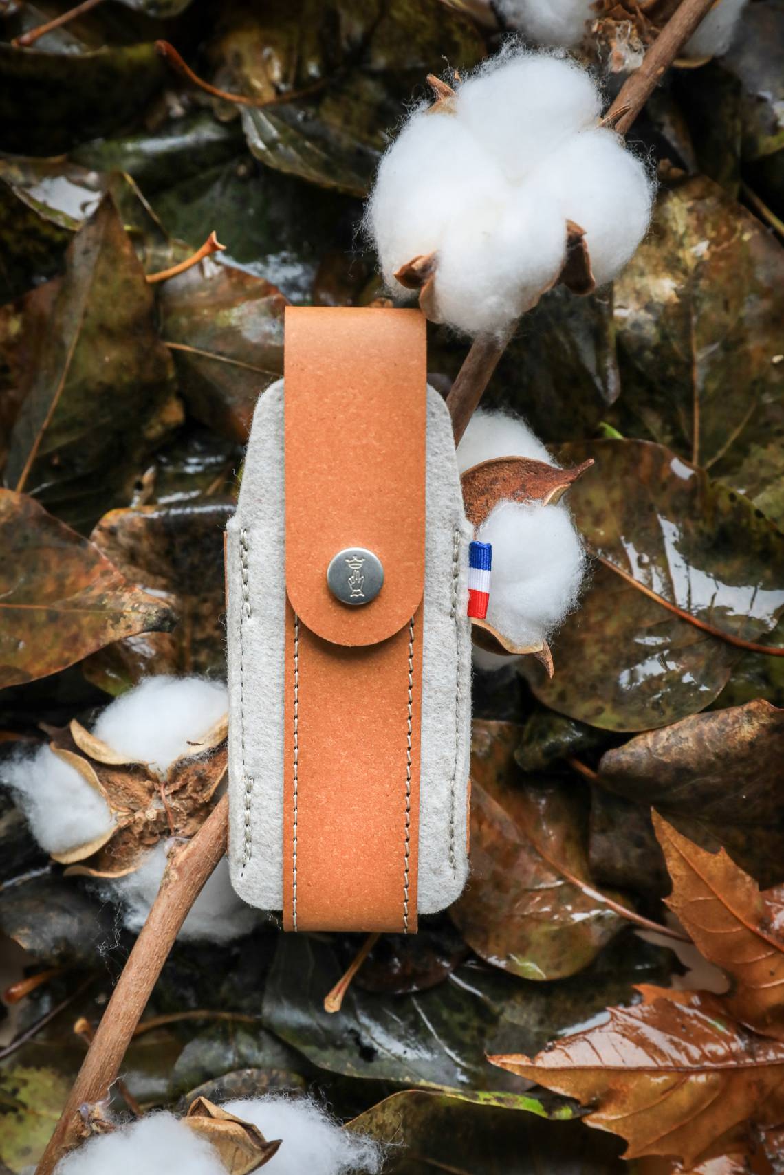 Opinel - 100% recycled: OUTDOOR Lederetui 