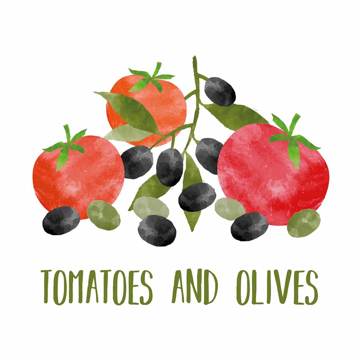PPD 1254040 Tomatoes & Olives Napkin