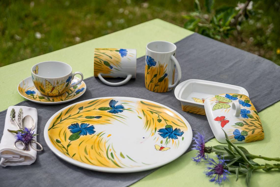 Schulz Homewear - Zeitlos schön: Porzellan Kornblume
