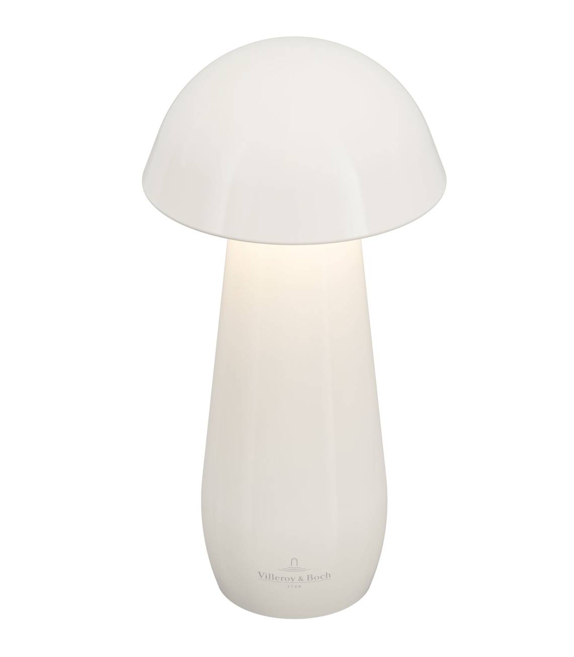 V&B - Tischleuchte Modena, 16 cm, weiß glänzend