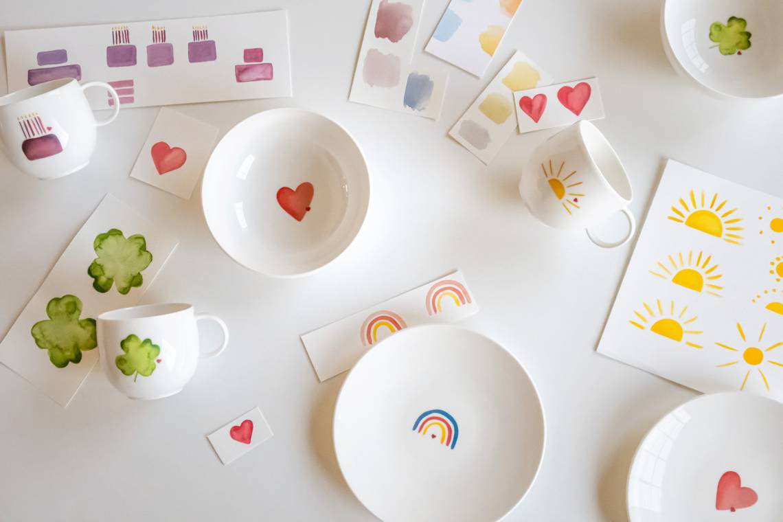Villeroy & Boch - Wie von Hand bemalt: Geschirrserie With Love