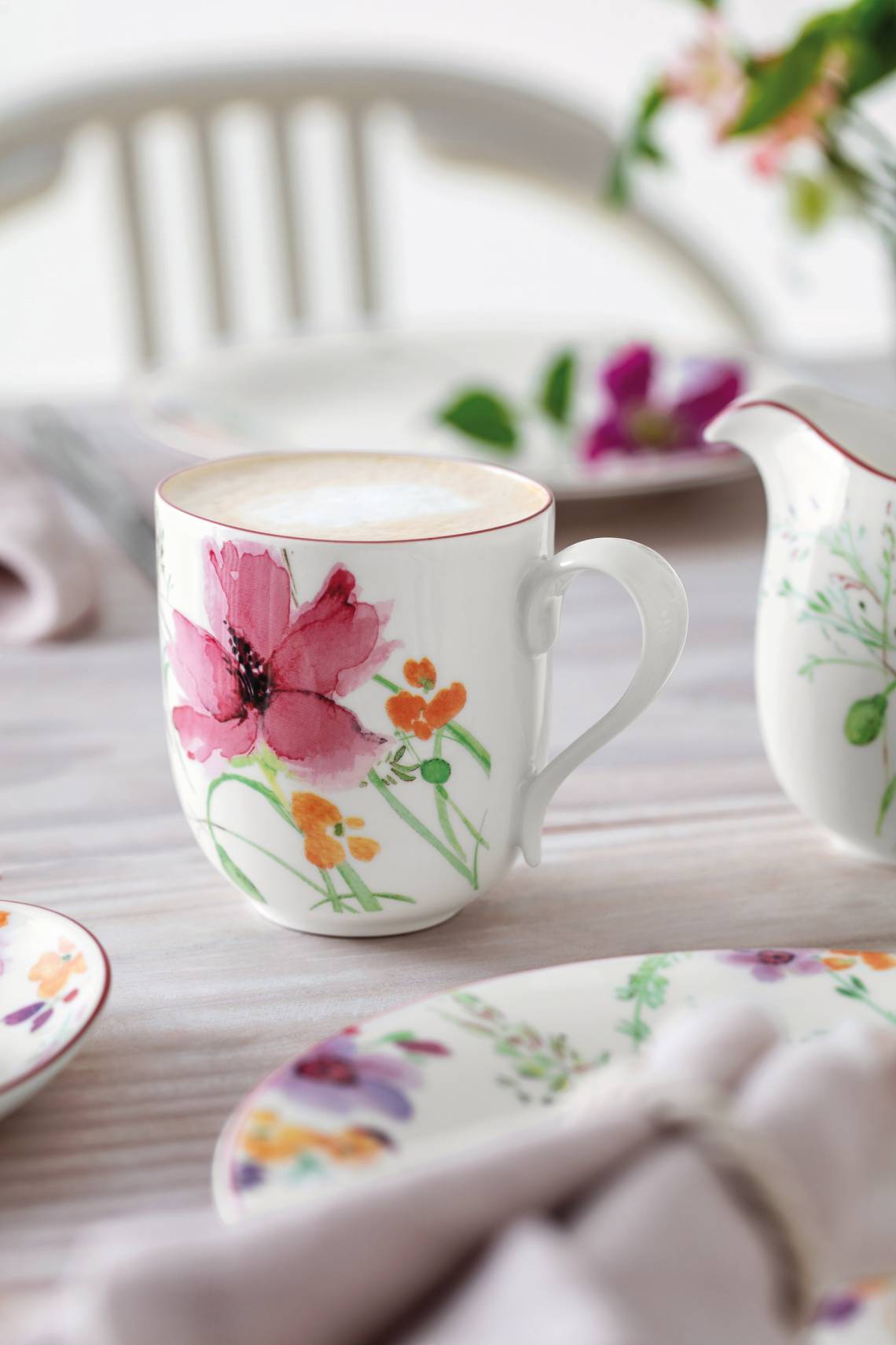 Villeroy & Boch - Marifleur Henkelbecher - Florales Design