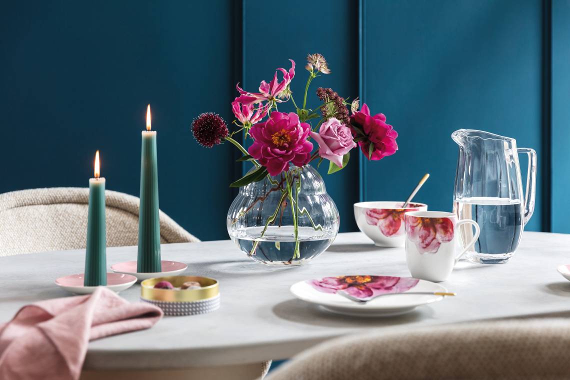 Villeroy & Boch - Florales Tischdekor von Rose Garden
