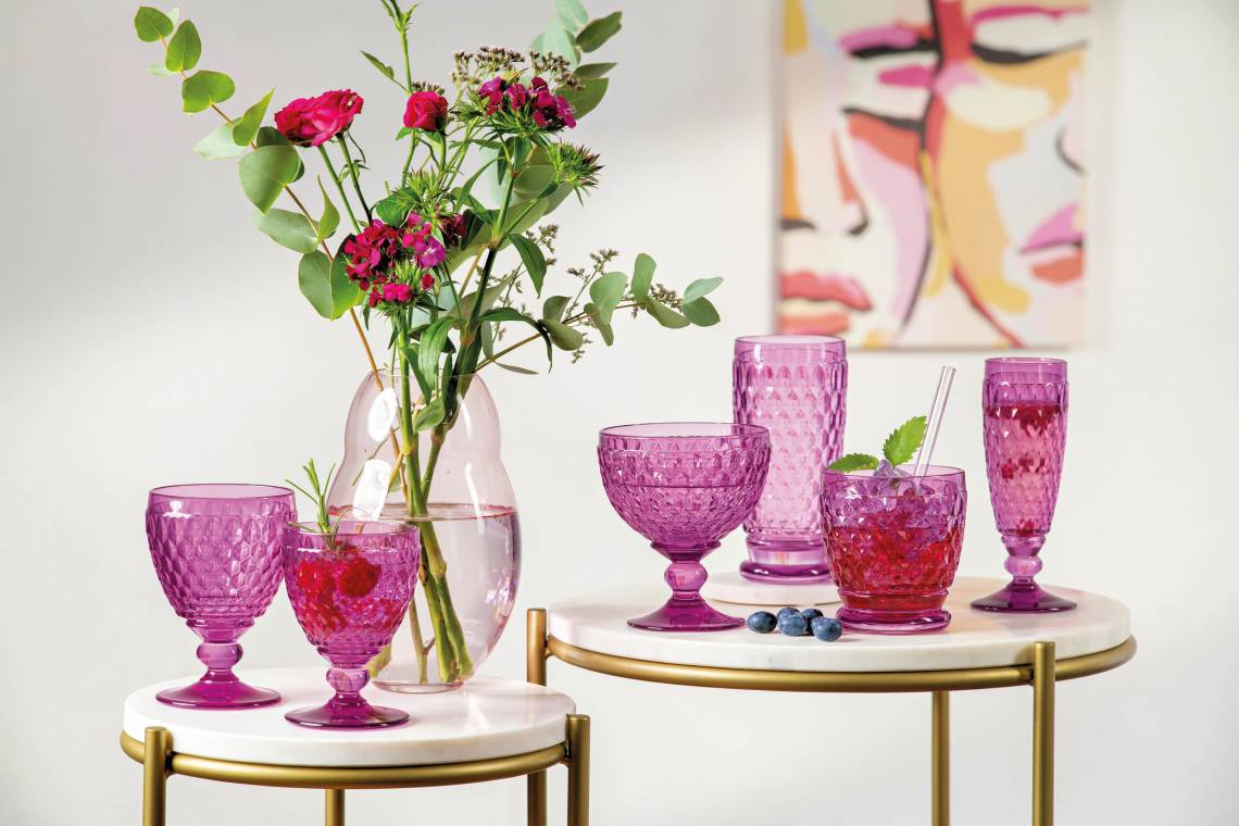 Villeroy & Boch - Funkelnde Boston Gläser in Berry