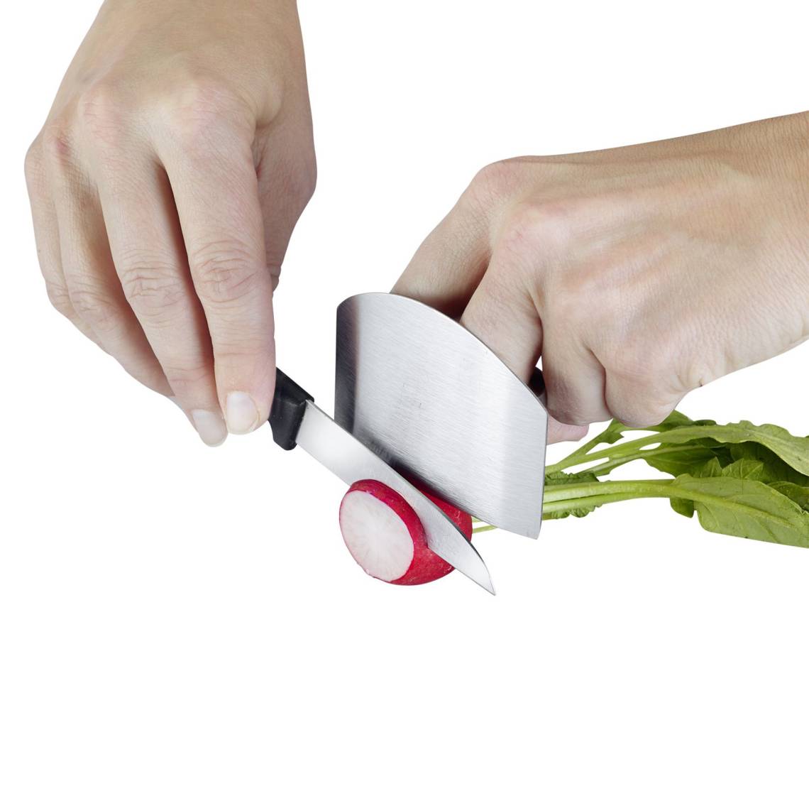 Westmark - Für optimalen Schutz beim Gemüseschneiden - Fingerschutz aus Edelstahl