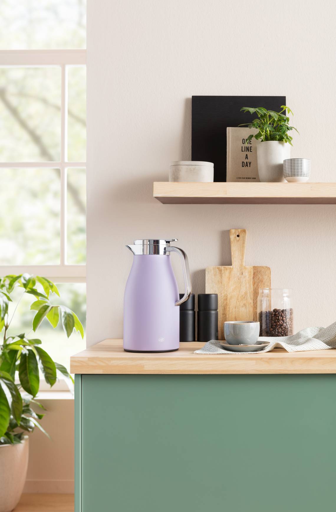 alfi Isolierkanne Skyline pastel lavender
