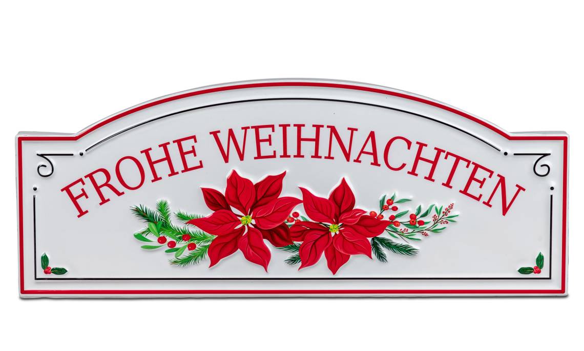 formano - Schild: Frohe Weihnachten
