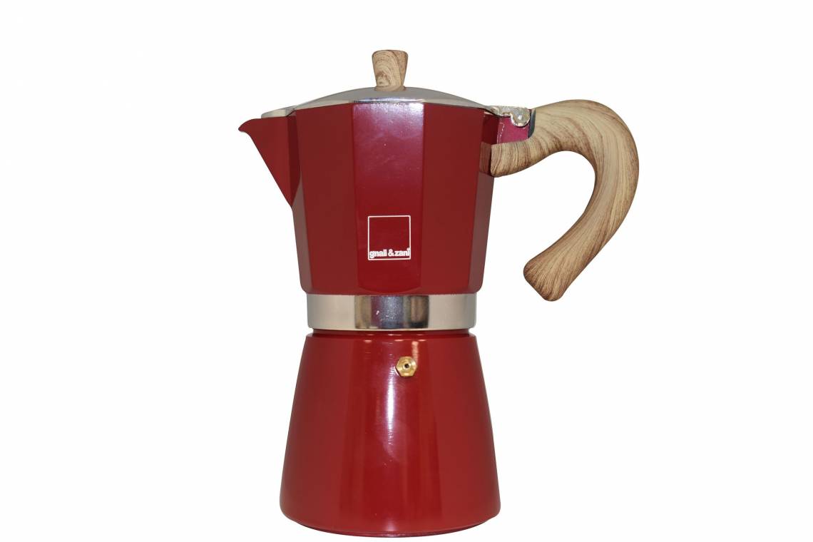 gnali & zani Venezia Espressokocher Rot