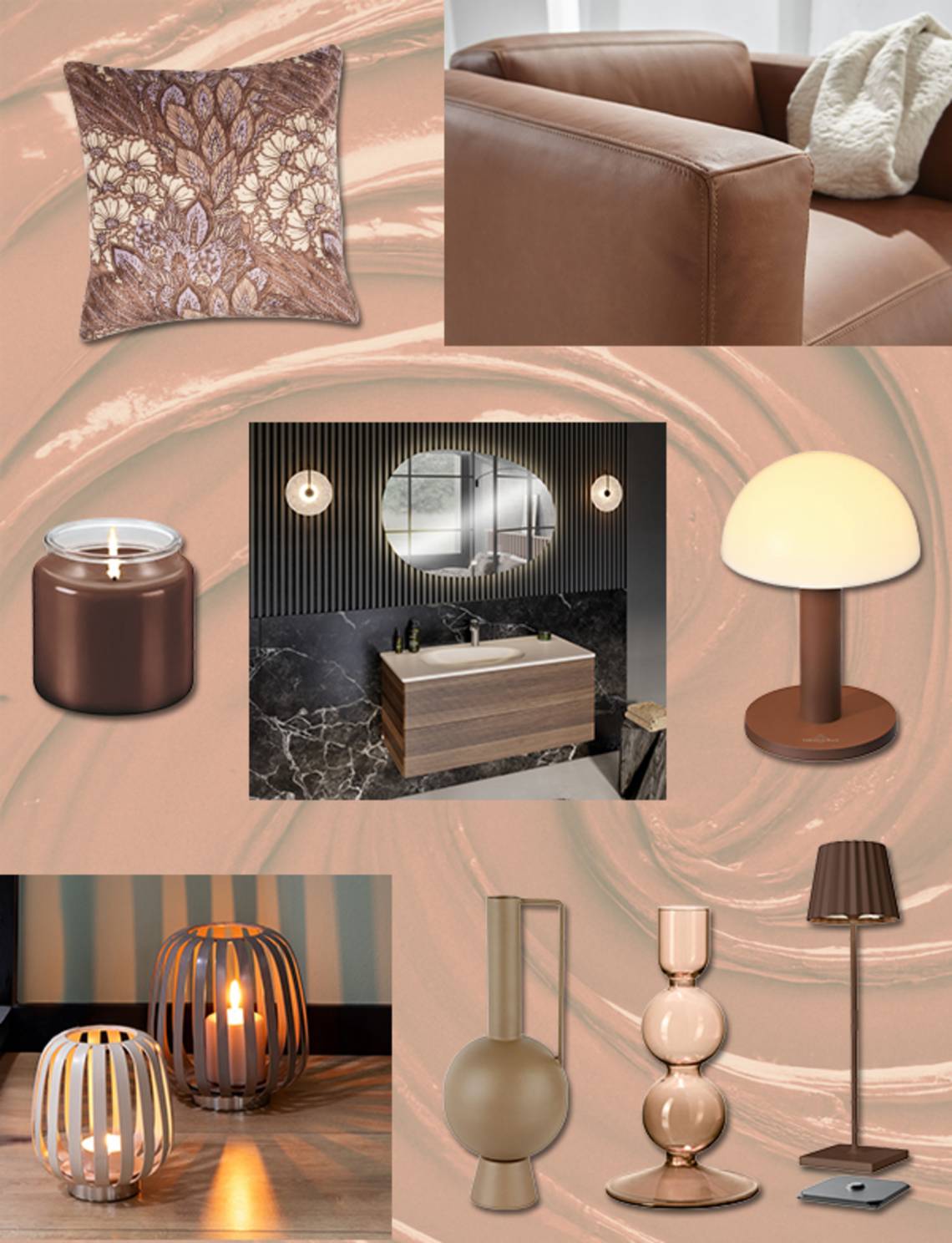 Pantone 2025 Mocha Mousse - Living