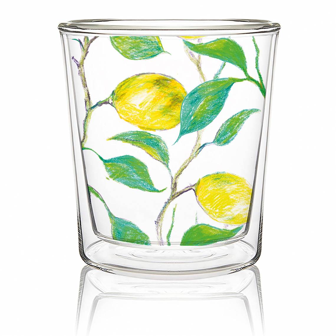 Paperproducts Design Doublewall Trend Glass Beautiful Lemons – 603902