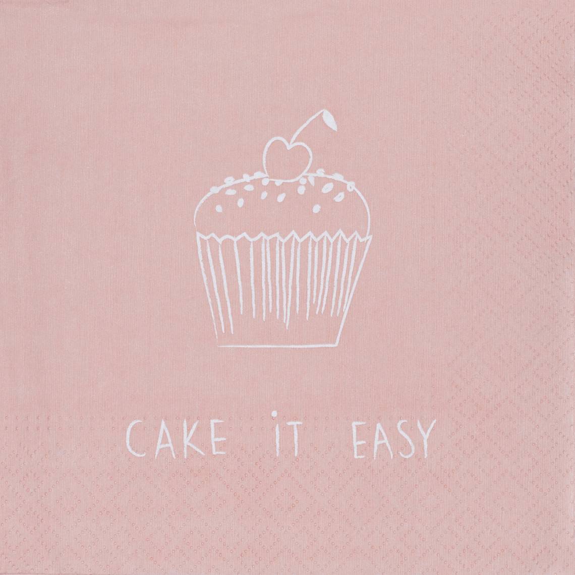 räder - Serviette Cake it easy, 33 x 33 cm