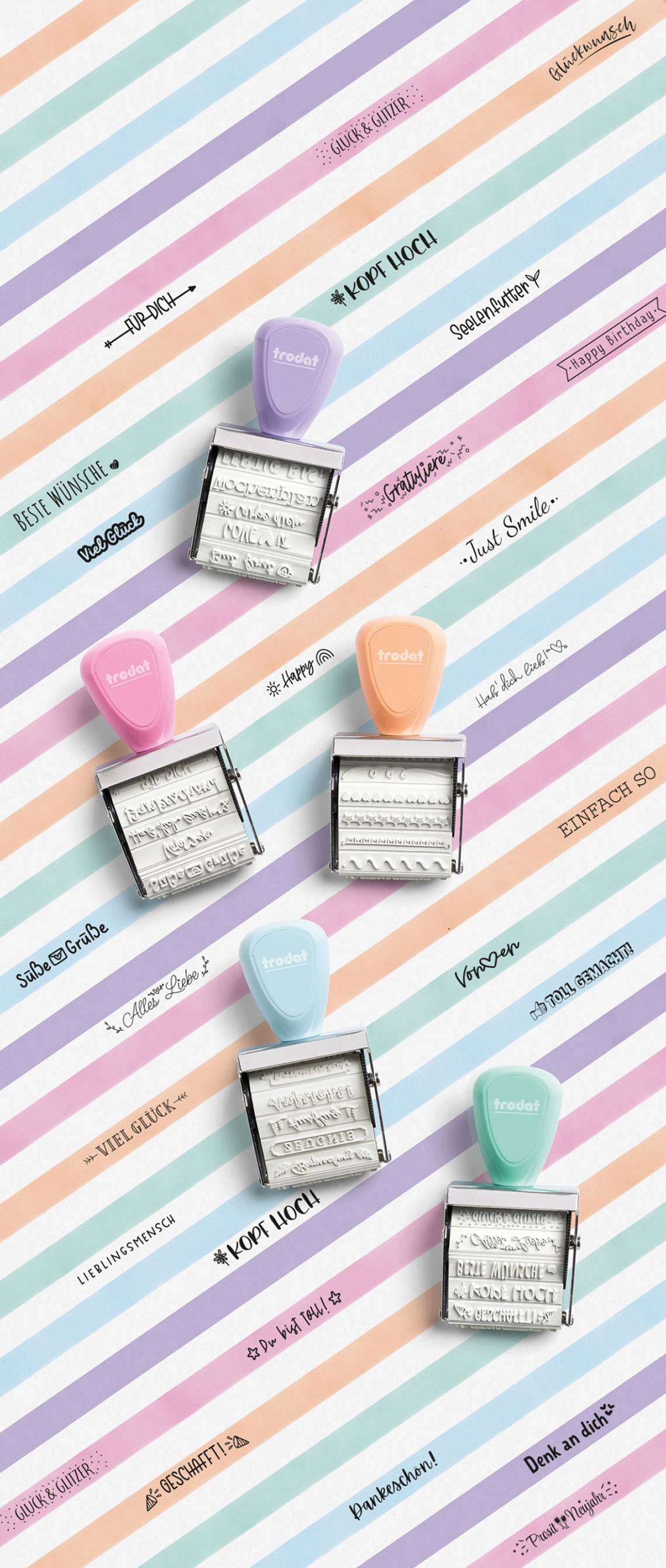 trodat - Trodat Creative Mini - Pastellige Auswahl