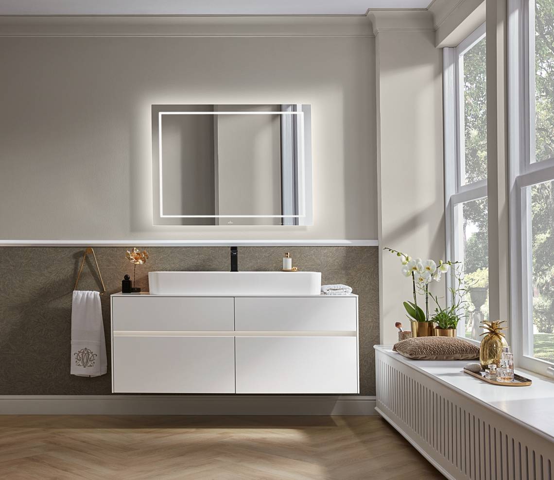 Villeroy & Boch Serie Collaro Waschbeckenunterschrank mit Beleuchtung
