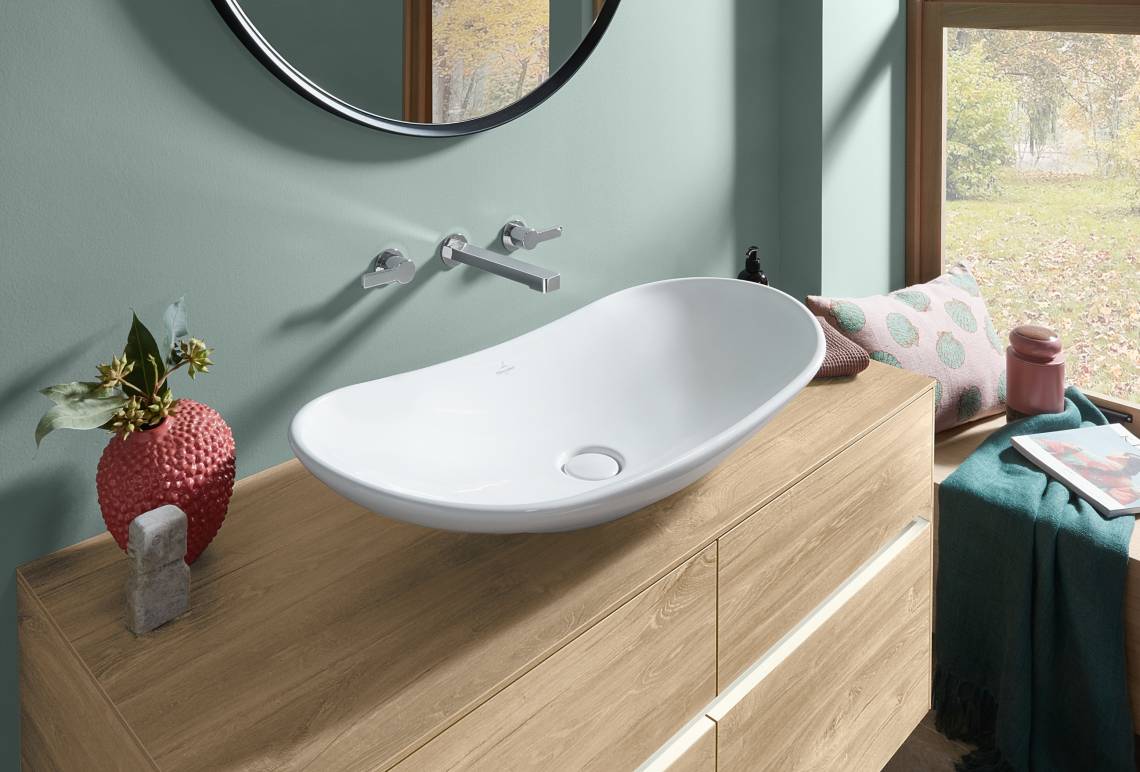 Villeroy & Boch Serie Collaro Waschbeckenunterschrank mit Beleuchtung