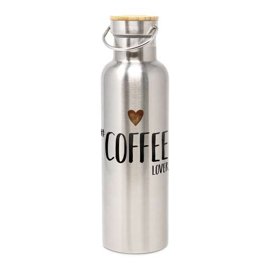 603882 · Coffee Lover Stainless Steel Bottle, 750ml