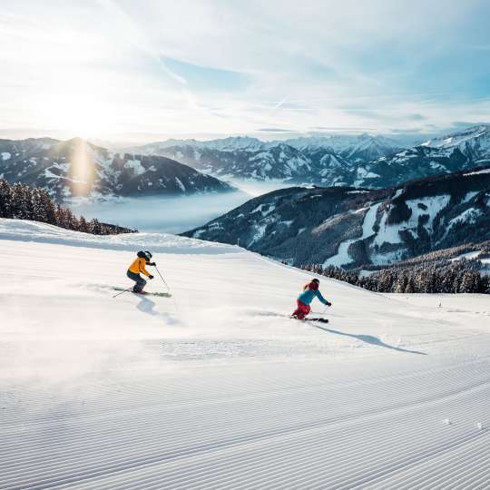 Skifahren auf der Schmittenhöhe