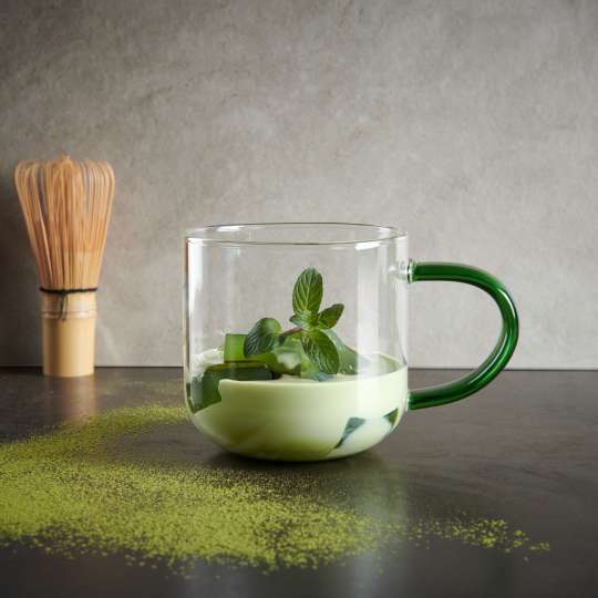 ASA Selection Coppa Glass Henkelbecher grün