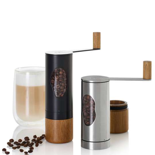 AdHoc - Kaffeemühle Mrs. Bean - zwei Farben - Kaffee