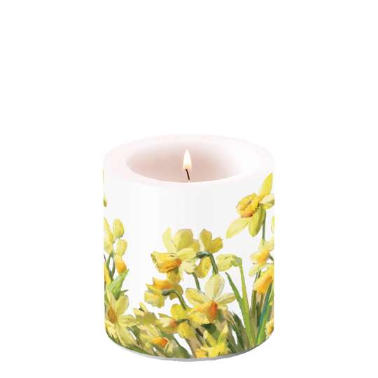 Ambiente - Golden Daffodils - Kerze klein