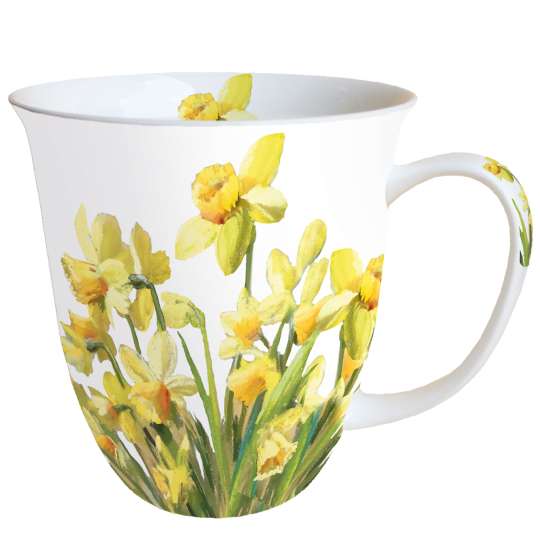 Ambiente - Golden Daffodils - Henkelbecher, 0,4 l