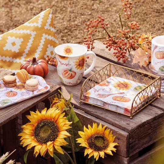 Ambiente - Pumpkins&Sunflowers - Herbstdekoration - Sonnenblumen