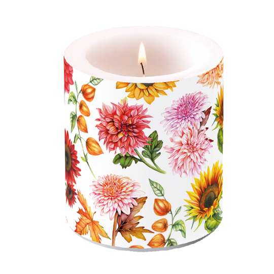 Ambiente - Autumn Blooming Kerze, 10cm