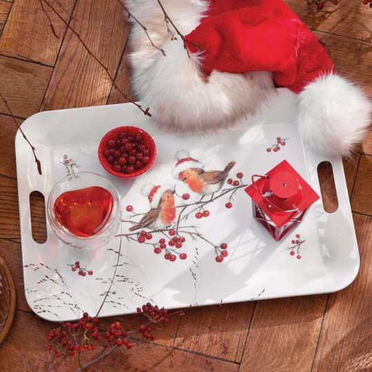 Ambiente - Heitere Teezeit mit Accessoires der Christmas Robins Kollektion