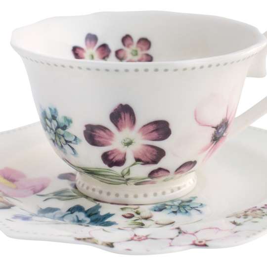 Ambiente Mea Cup and Saucer Jade 220 ml