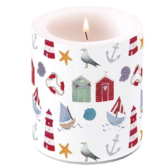 Ambiente - Nautical Items Kerze, 10 cm