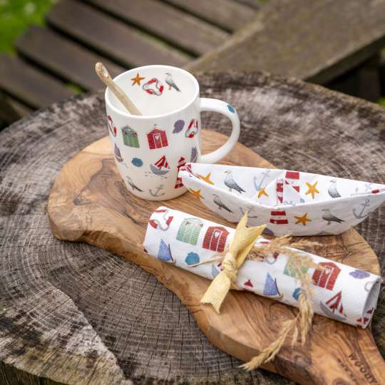 Ambiente - Schiff ahoi! Henkelbecher und Servietten Nautical Items