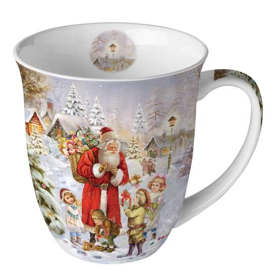 Ambiente - Santa Bringing Presents - Henkelbecher, 0,4 l