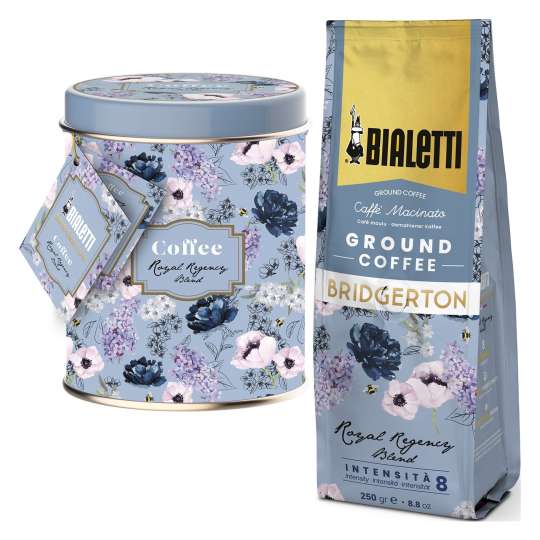Bialetti Royal Regency Blend Kaffee & Kaffeedose Bridgerton