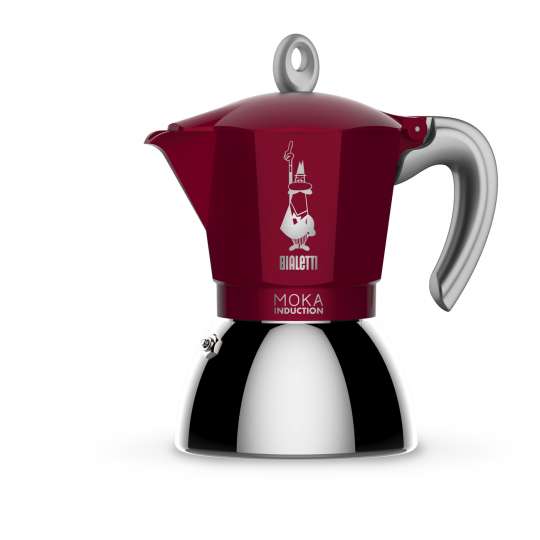 Bialetti Moka Express Induktion rot - Freisteller