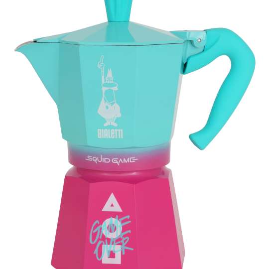 Bialetti - Moka Express Bialetti x Squid Game, Aluminium Espressokocher, 270 ml